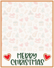 Load image into Gallery viewer, Merry Christmas Cookies Backer Card