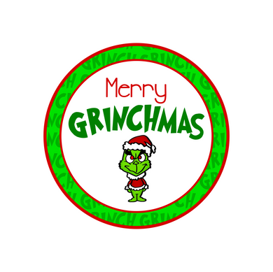 Merry Grinchmas Package Tags