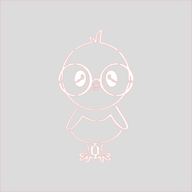 Nerdy Chick PYO Stencil Digital Download