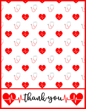 Load image into Gallery viewer, Nurse Thank You Card 4x5 - Dots and Bows Designs