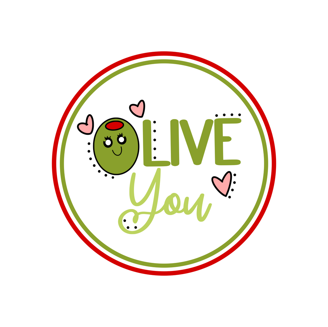 Olive You Package Tags