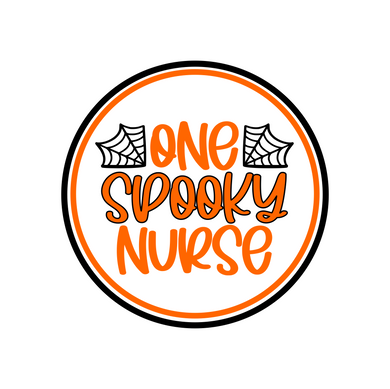 One Spooky Nurse Package Tag