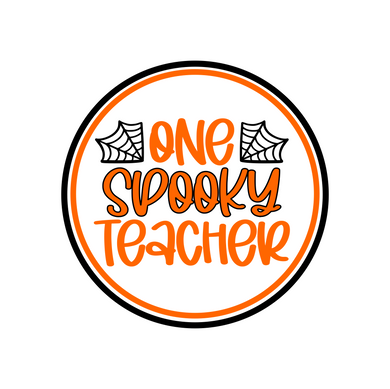 One Spooky Teacher Package Tag