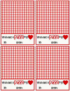 Pizza My Heart Card 4x5