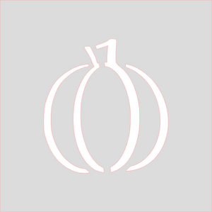 Pumpkin PYO Stencil Digital Download