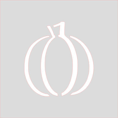 Pumpkin PYO Stencil Digital Download