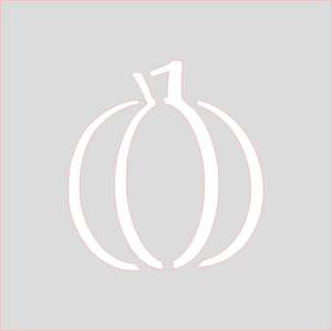 Pumpkin PYO Stencil