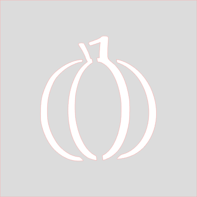 Pumpkin PYO Stencil