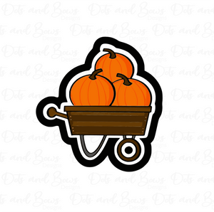 Pumpkin Wagon Cutter - Dots and Bows Designs