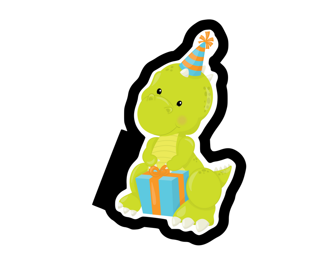 Party Dino 2 Cutter - Dots and Bows Designs