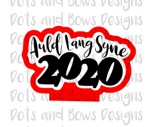 2020 New Year Cutter - Dots and Bows Designs