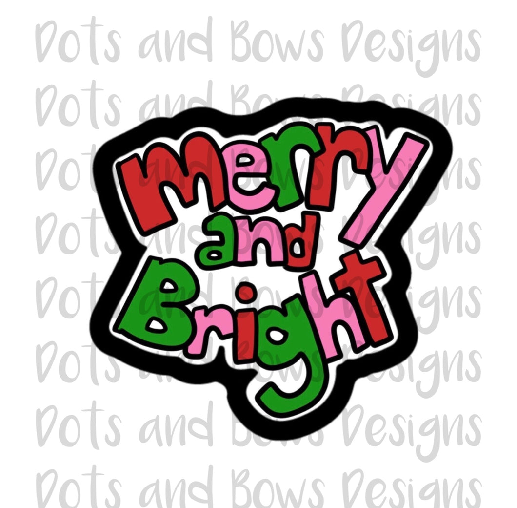 Merry and Bright Cutter - Dots and Bows Designs