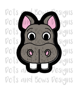 Hippo Cutter - Dots and Bows Designs