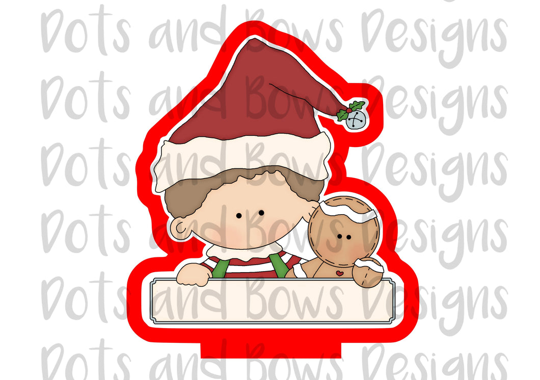 Christmas Pals Boy Cutter - Dots and Bows Designs