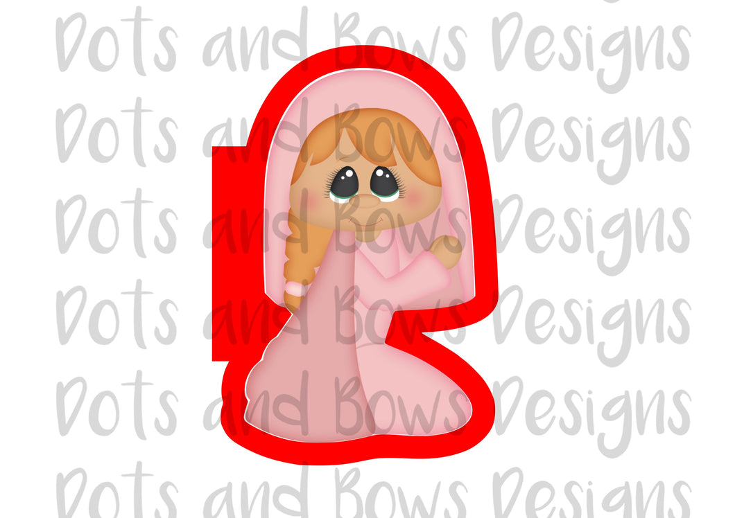 Nativity Mary Cutter - Dots and Bows Designs