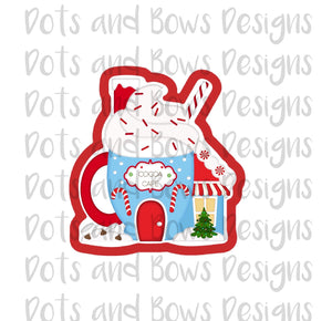 Cocoa Cafe Cutter - Dots and Bows Designs