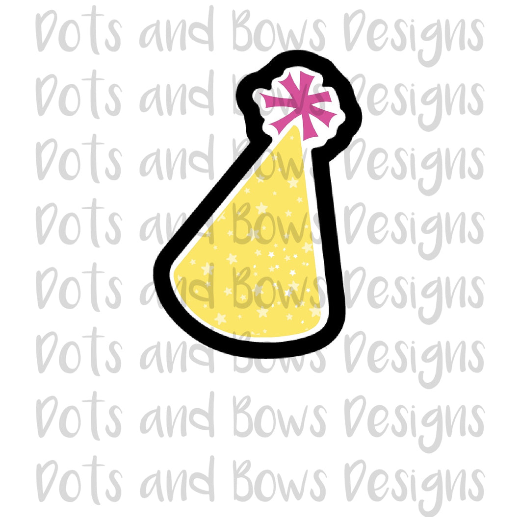 Poof Party Hat Cutter - Dots and Bows Designs