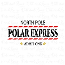 Load image into Gallery viewer, Polar Express 2 Piece Stencil