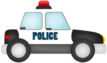Load image into Gallery viewer, Police Car Cutter - Dots and Bows Designs