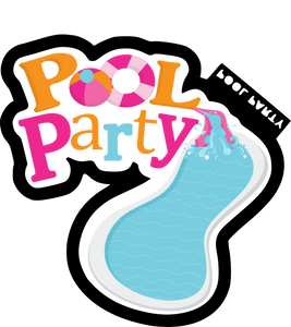 Pool Party Cutter - Dots and Bows Designs