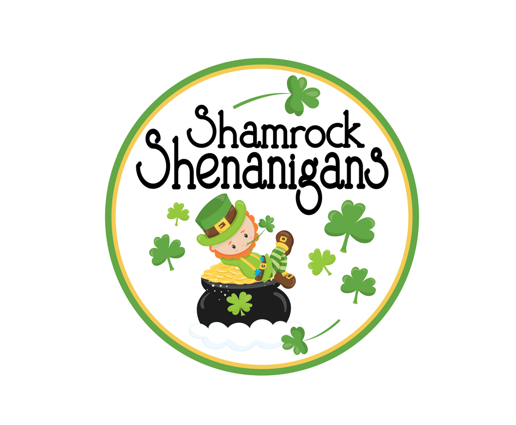 Shamrock Shenanigans Package Tags - Dots and Bows Designs