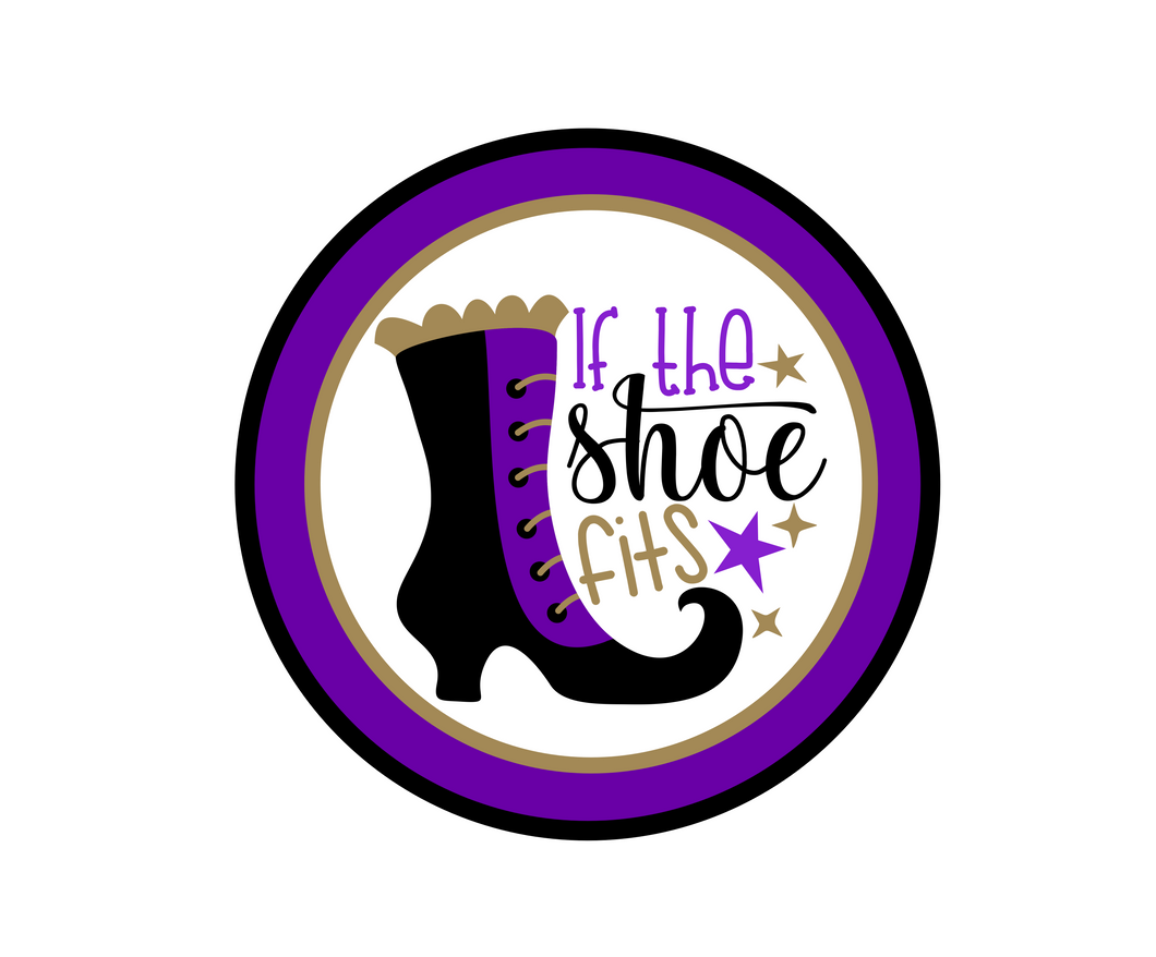 Shoe Fits Package Tag - Dots and Bows Designs