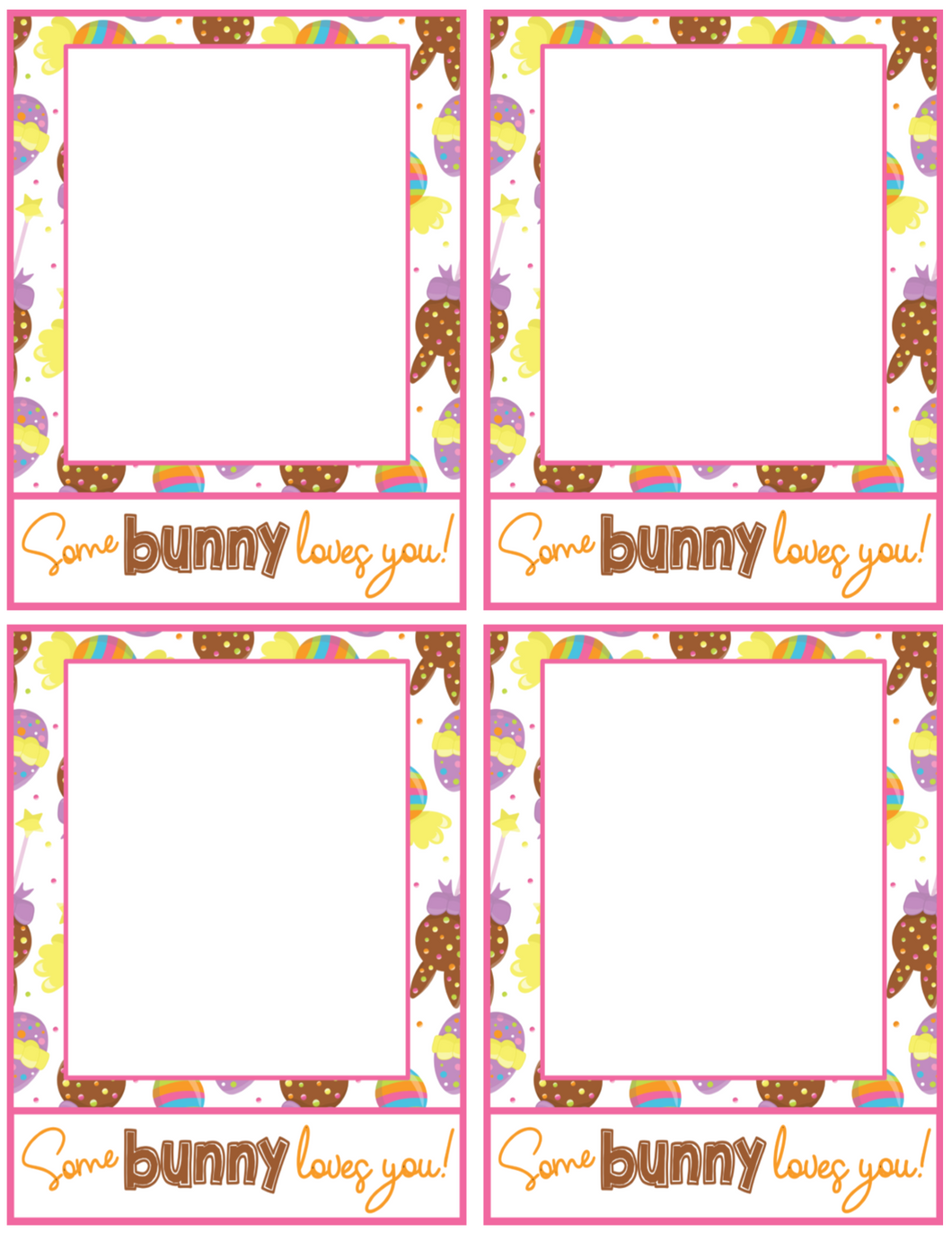 Some Bunny Loves You Card 4x5 - Dots and Bows Designs
