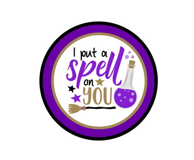 Spell On You 2 Package Tag - Dots and Bows Designs