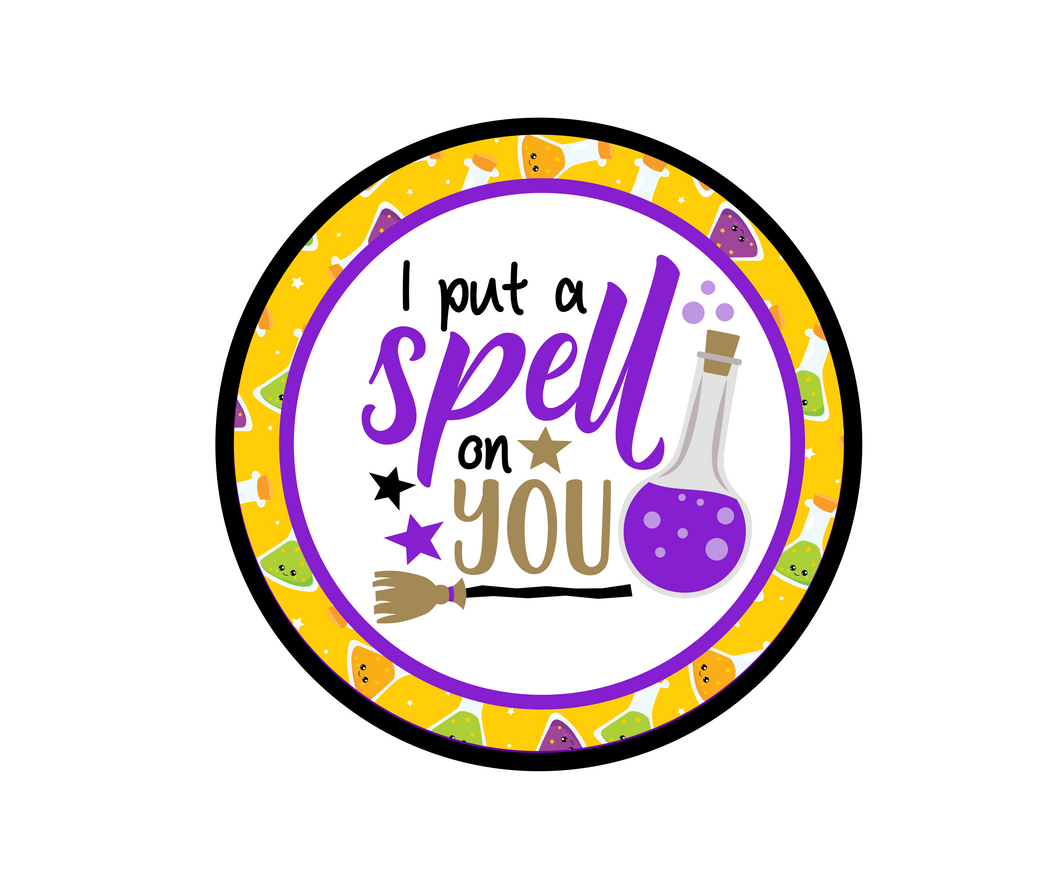 Spell On You 3 Package Tag - Dots and Bows Designs