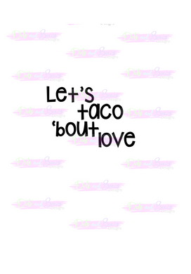 Taco 'Bout Love Cutter - Dots and Bows Designs
