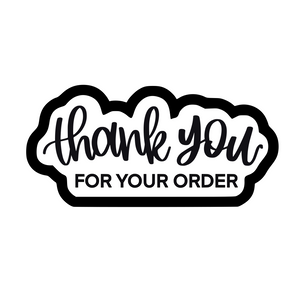 Thank You For Your Order Stencil