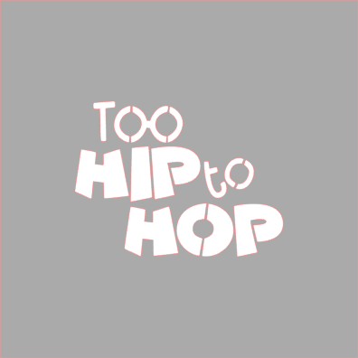 Too Hip to Hop Stencil - Dots and Bows Designs