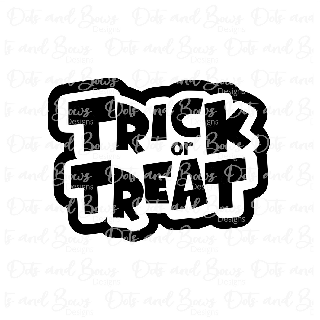 Trick/Trunk or Treat Cutter
