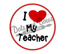 Load image into Gallery viewer, Teacher Valentine Package Tags - Dots and Bows Designs