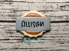 Load image into Gallery viewer, Pie Name Plaque Cutter