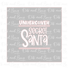 Load image into Gallery viewer, Undercover Secret Santa Stencil