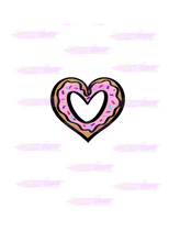Load image into Gallery viewer, Heart Donut Cutter - Dots and Bows Designs