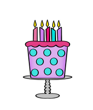 Load image into Gallery viewer, Cake on Stand Cutter - Dots and Bows Designs