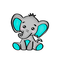 Load image into Gallery viewer, Elephant Cutter - Dots and Bows Designs