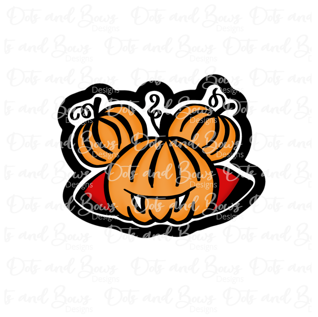 Vampire Pumpkin Mickey Cutter