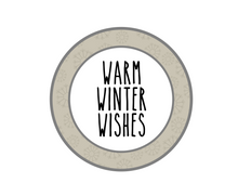 Load image into Gallery viewer, Warm Winter Wishes RDI Package Tags - Dots and Bows Designs