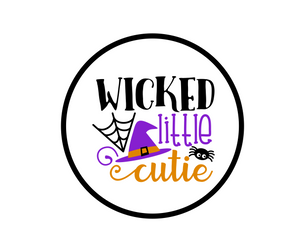 Wicked Little Cutie 2 Package Tag - Dots and Bows Designs