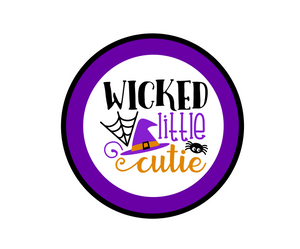 Wicked Little Cutie Package Tag - Dots and Bows Designs
