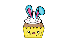 Load image into Gallery viewer, Bunny Cupcake Cutter - Dots and Bows Designs