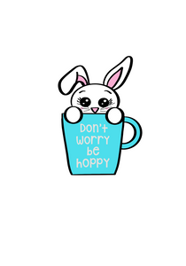 Bunny Cup Cutter - Dots and Bows Designs