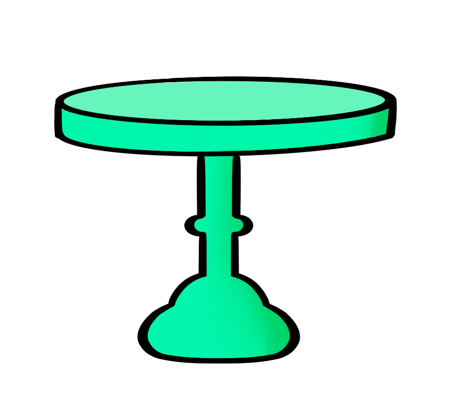 Cake Stand Cutter - Dots and Bows Designs