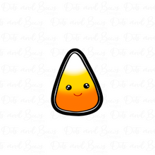 Load image into Gallery viewer, Tall Candy Corn Cutter - Dots and Bows Designs
