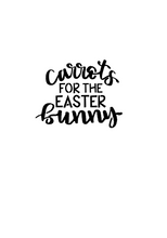 Load image into Gallery viewer, Carrots for the Easter Bunny Word Cutter - Dots and Bows Designs