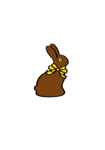 Load image into Gallery viewer, Chocolate Bunny Cutter - Dots and Bows Designs