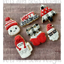 Load image into Gallery viewer, Winter Marshmallow Cutter - Dots and Bows Designs